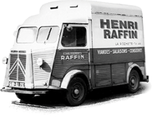 Petite camionnette Henri Raffin
